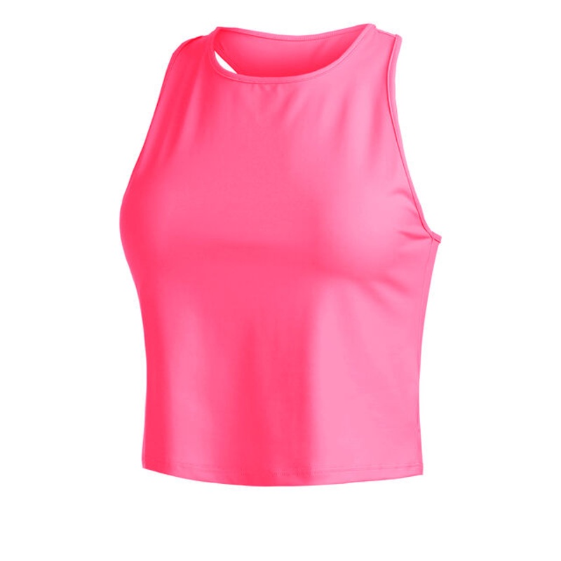 Short Basic Tank Top Women – Pink