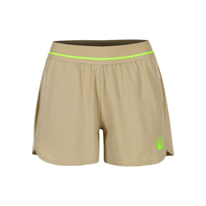 Wild Match 2in1 Shorts Women – Beige, Neon Green