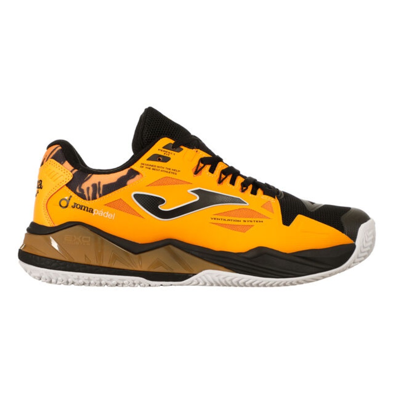 Spin Padel Shoe Men – Orange, Black
