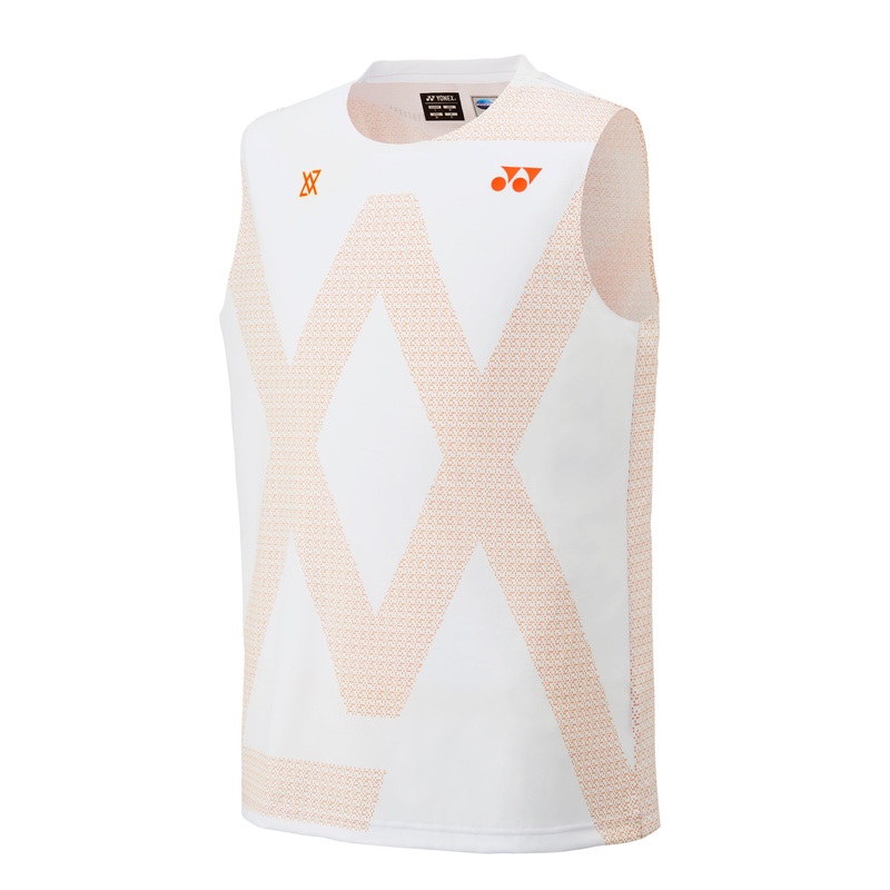 Yonex 10687YX Sleeveless Top Men – Flash Orange – VA – Viktor Axelsen Collection