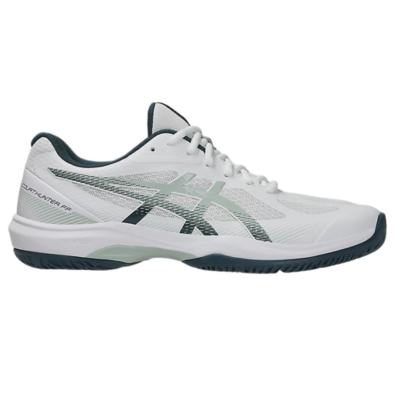 Asics Court Hunter FF Men’s Indoor Court Shoe –  White/Lichen Rock