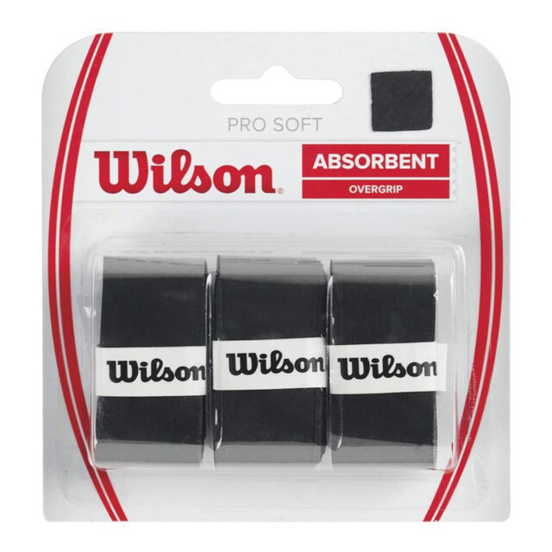 Soft Overgrip 3 Pack-Black