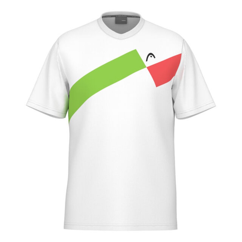 Topspin T-Shirt Men – White, Red