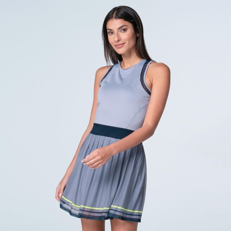 Kinetic Energy Dress Women – Lilac, Dark Blue