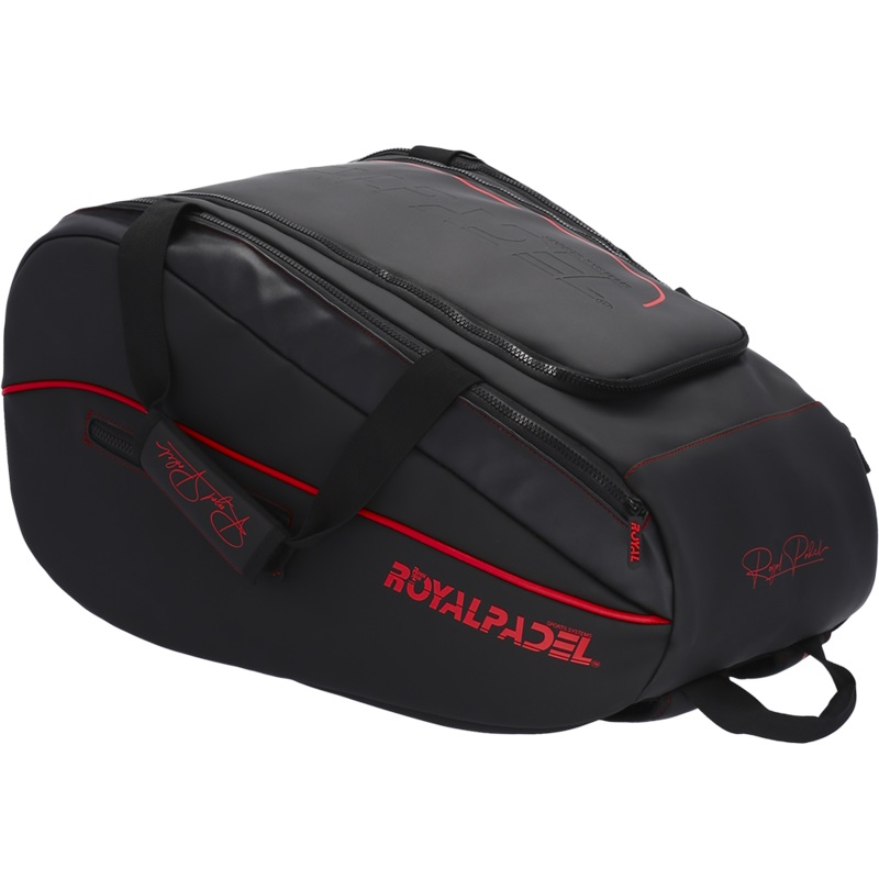 Royal Padel Signature Padel Racket Bag (2024) (Black/Red)