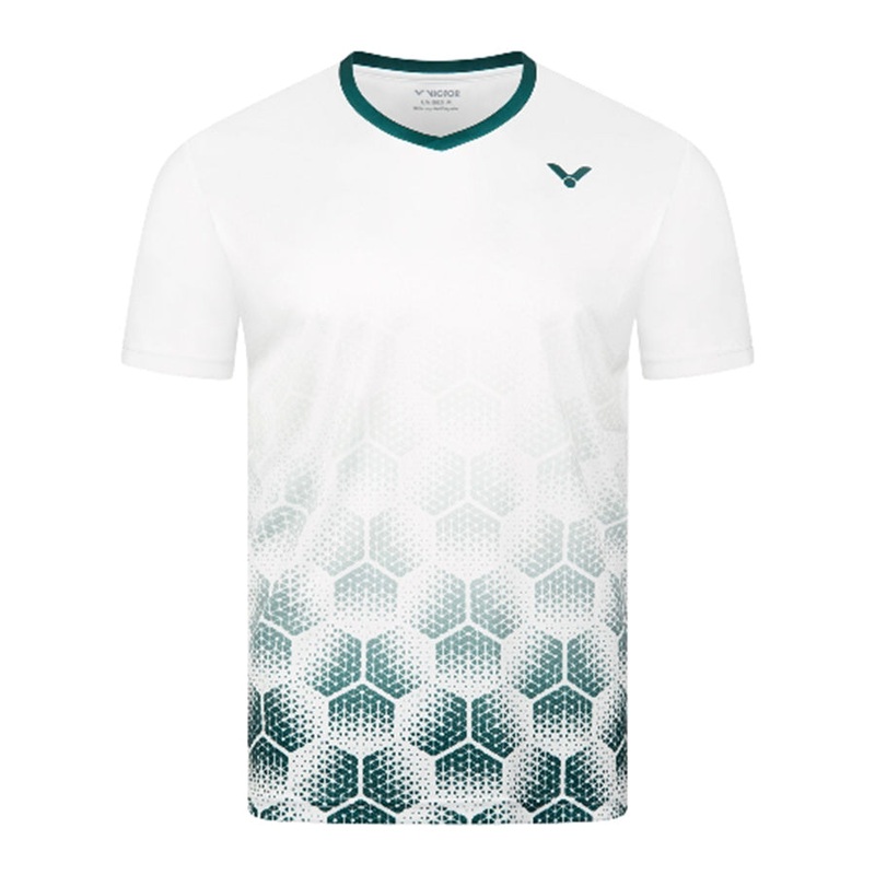 Victor T-Shirt T-53103 Mens|A White Green|140|152|164|XS|S|M|L|XL