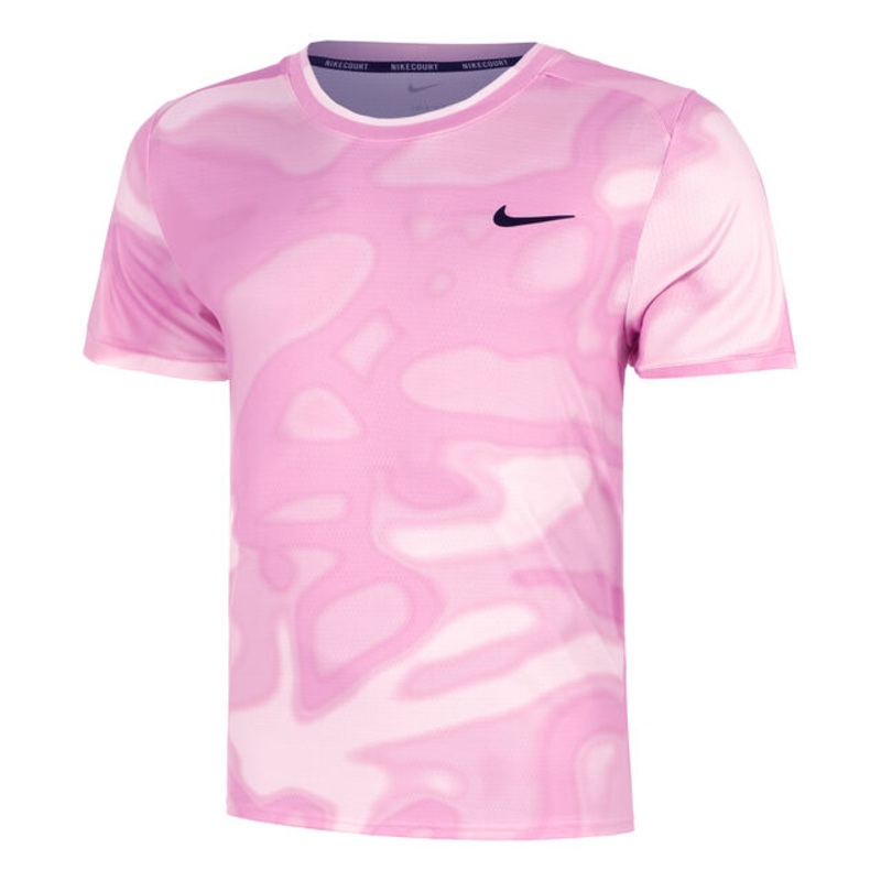 Court Dri-Fit Advantage Print T-Shirt Men – Pink, Pink