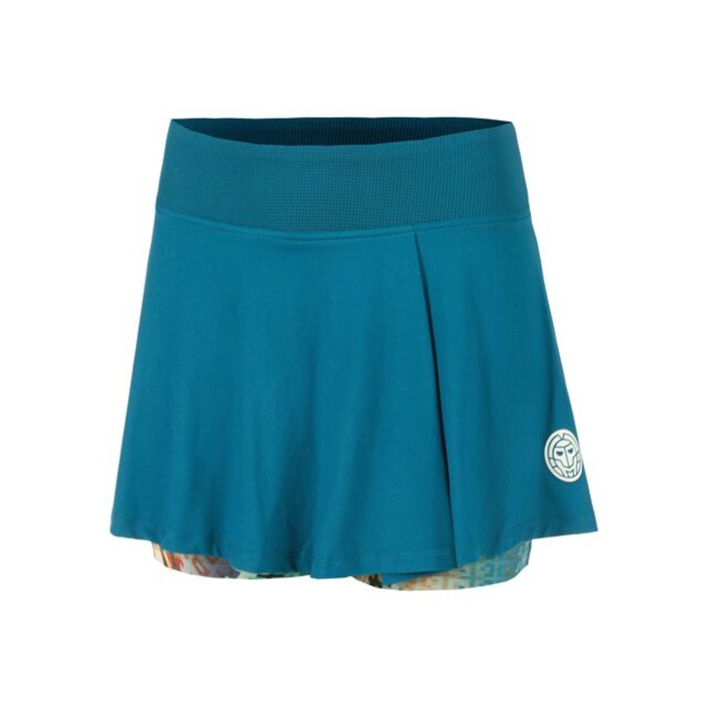 Komodo Printed Wavy Skirt Girls – Petrol