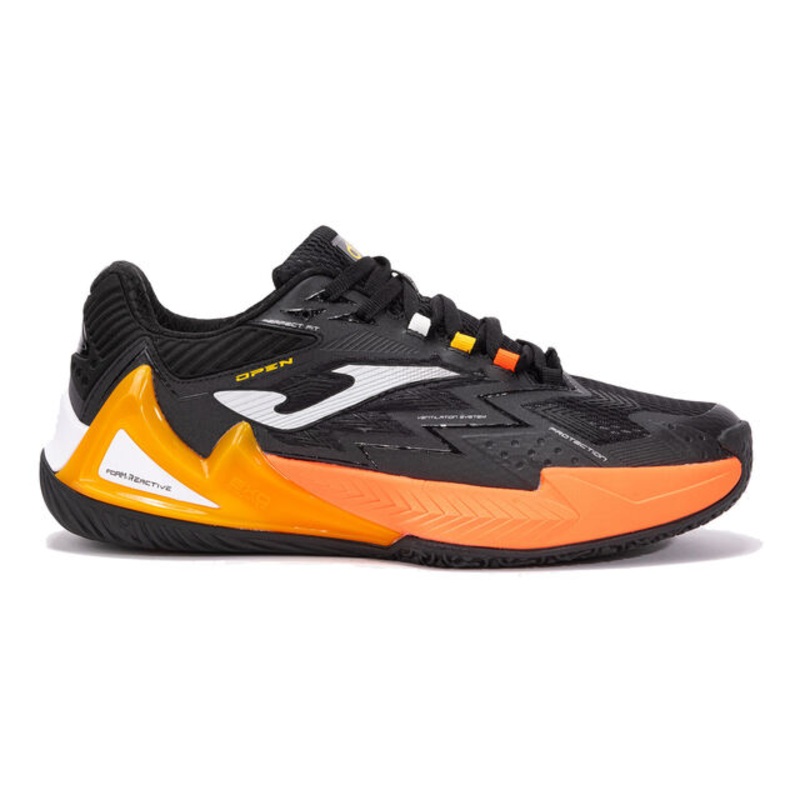 Open Padel Shoe Men – Black, Orange