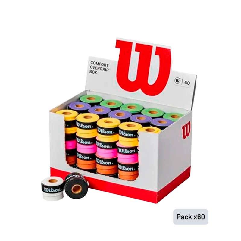 Tambor Overgrips Wilson Lisos Multicolor (x60)