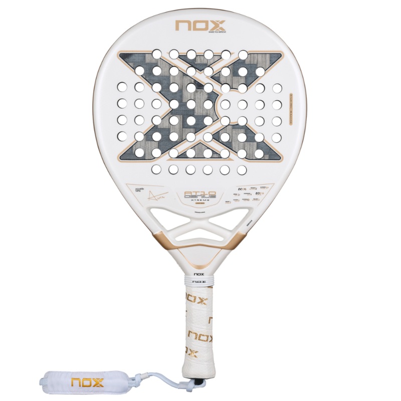 Pala de Padel Nox AT10 Genius 12K Alum XTREM + Tarro de pelotas +Overgrip + Protector