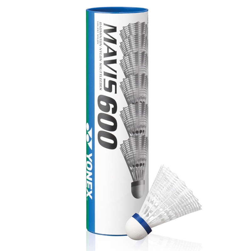 Yonex Mavis 600 1/2 doz|79 Fast (Red)|78 Medium (Blue)|77 Slow (Green)|White|Yellow