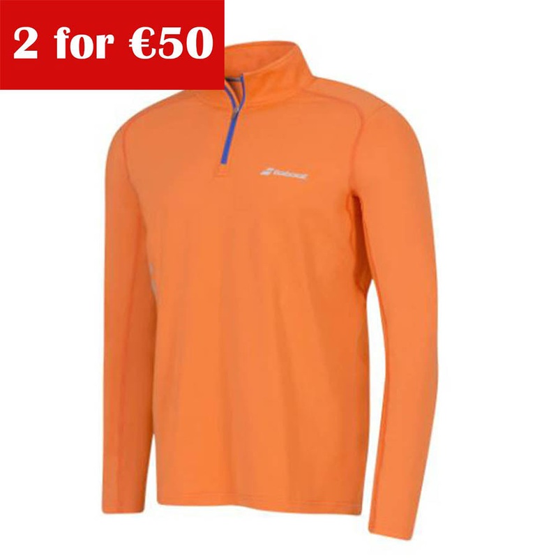Babolat 3MS16171 Core half zip Mens Orange