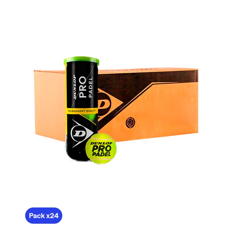 Cajn Pelotas Dunlop Pro Padel (Pack x24)