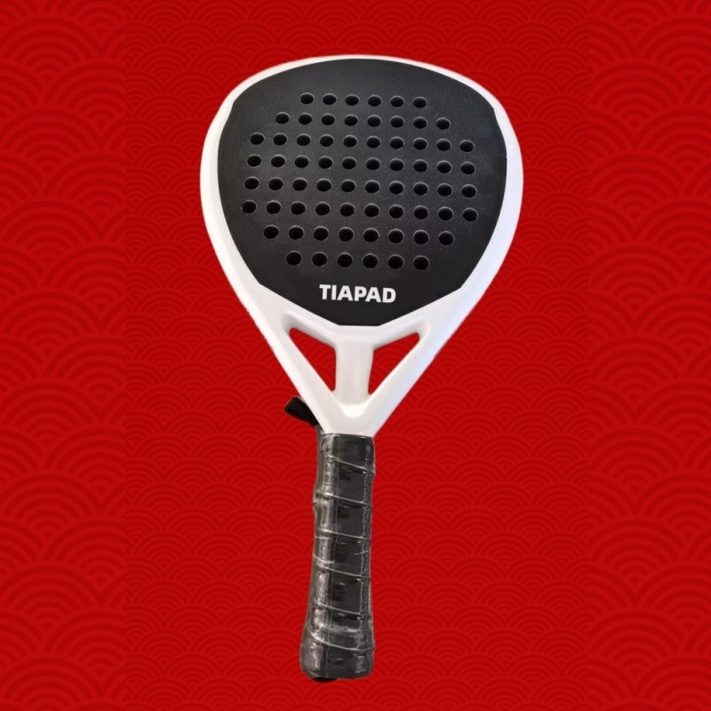 China Factory Price Sporting Products Tennis Rackets Diamond/Teardrop/Round Shape Custom Logo Carbon 3K 12K 18K Paddle/Padel Tennis Racket