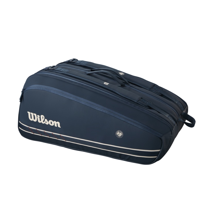 Wilson Super Tour Roland-Garros 2025 Session de Soire 15-Pack Racket Bag  Dark Blue