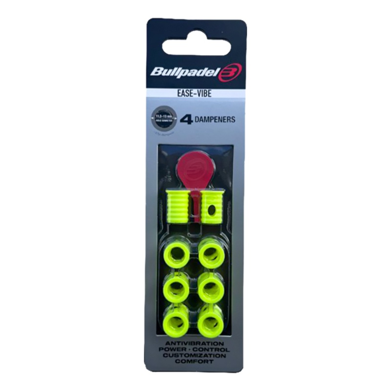Antivibrador Bullpadel Ease Vibe Amarillo Azufre Fluor 2025