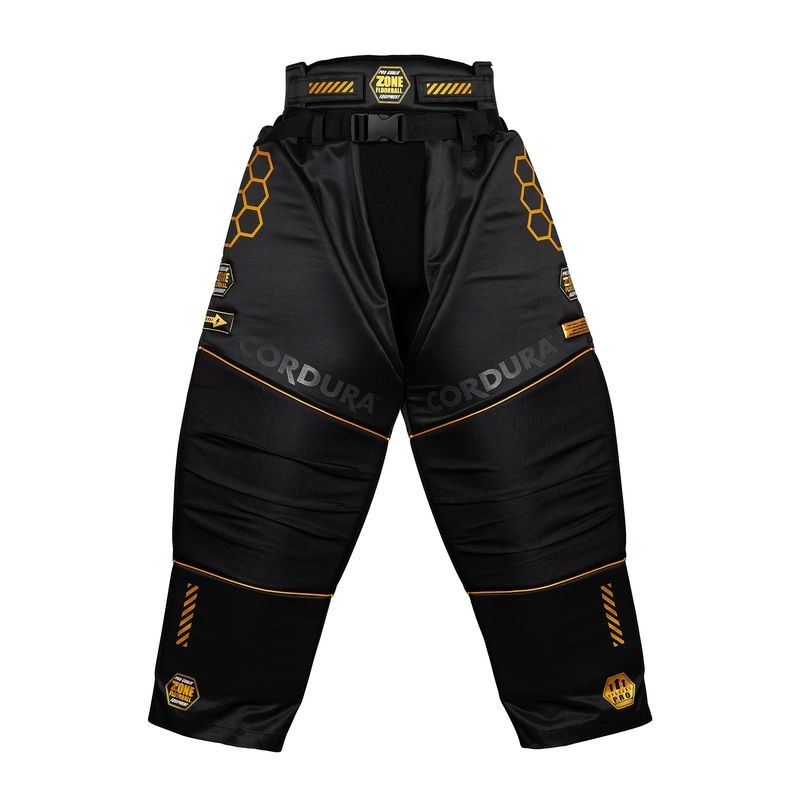 Zone Goalie Pants PRO3 SUPERWIDE Black/Gold 25/26