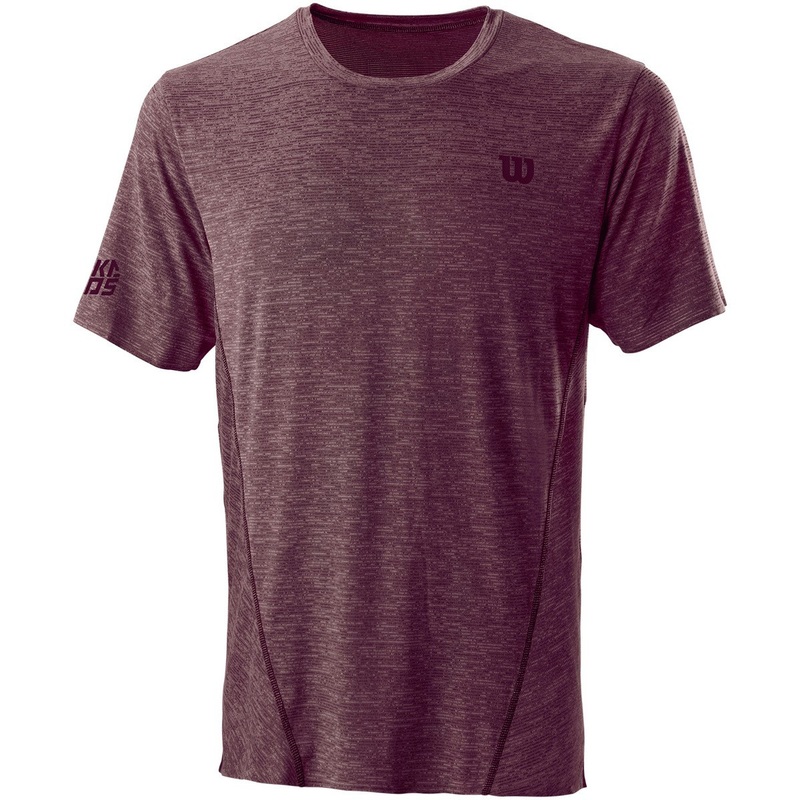 Wilson Kaos Mirage Crew T-shirt – Burgundy