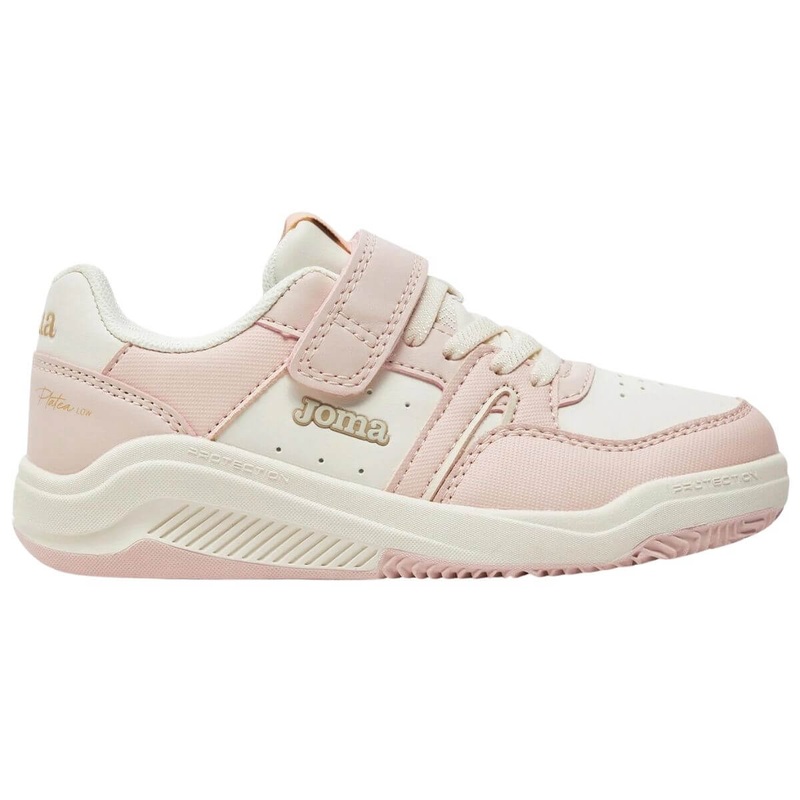 Zapatilla Joma Platea Low Jr 2413 Blanca Rosa