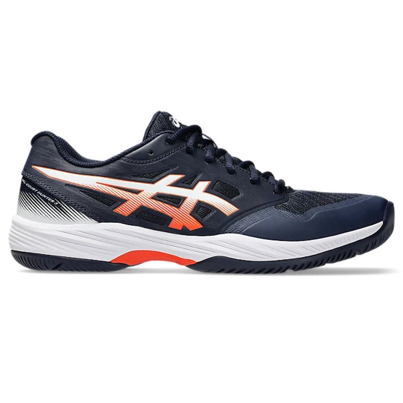 Asics Mens Gel Court Hunter 3 Indoor Court Shoes – Midnight/White