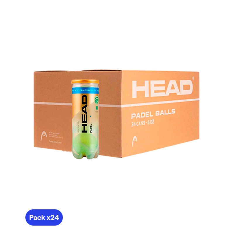 Cajn Pelotas HEAD Padel Pro S+ 2024/2025 (pack x 24)
