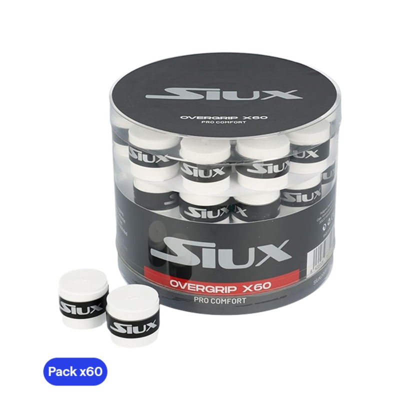 Tambor Siux Pro Comfort Lisos Blancos (Pack x60)