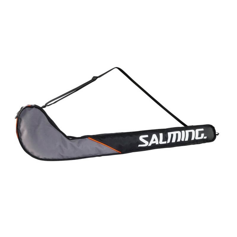 Salming Tour Stickbag JR|Black/Gray|Geckogreen/Royal