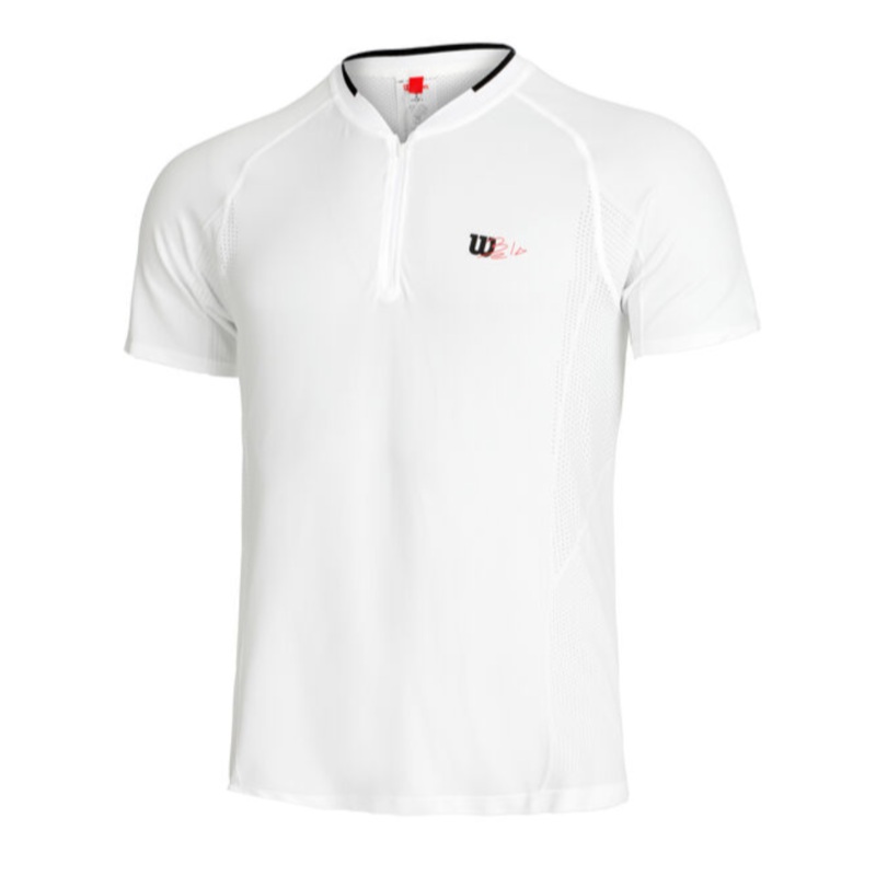 Wilson Series Seamless Henley Half-Zip 2.0 T-Shirt – White