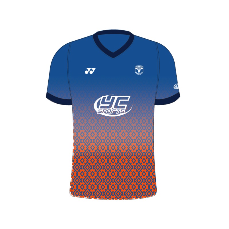 Avenue BC T008 Batik Fade V Neck Yonex Junior