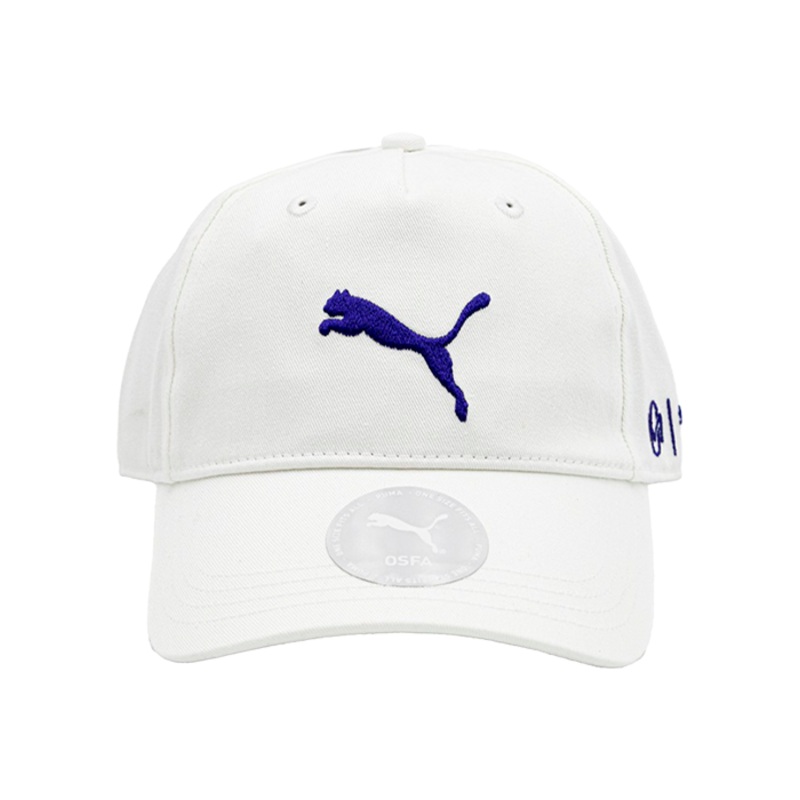 Gorra Puma Blanca Logo Azul 2025