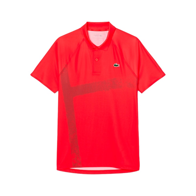 Polo Lacoste Novak Djokovic Rojo 2025