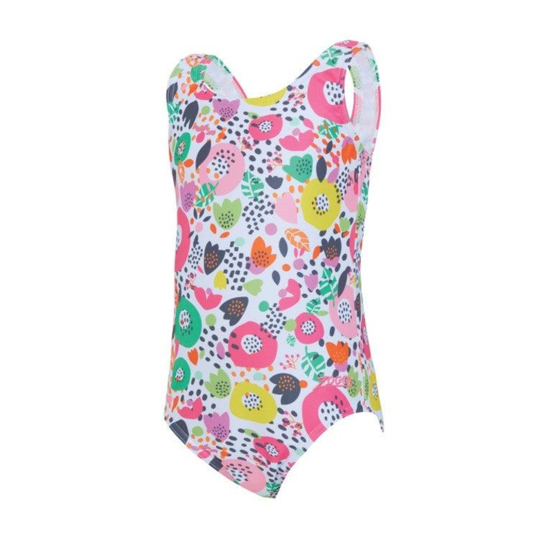 Zoggs Poppy Girls Scoopback Swimming Costume