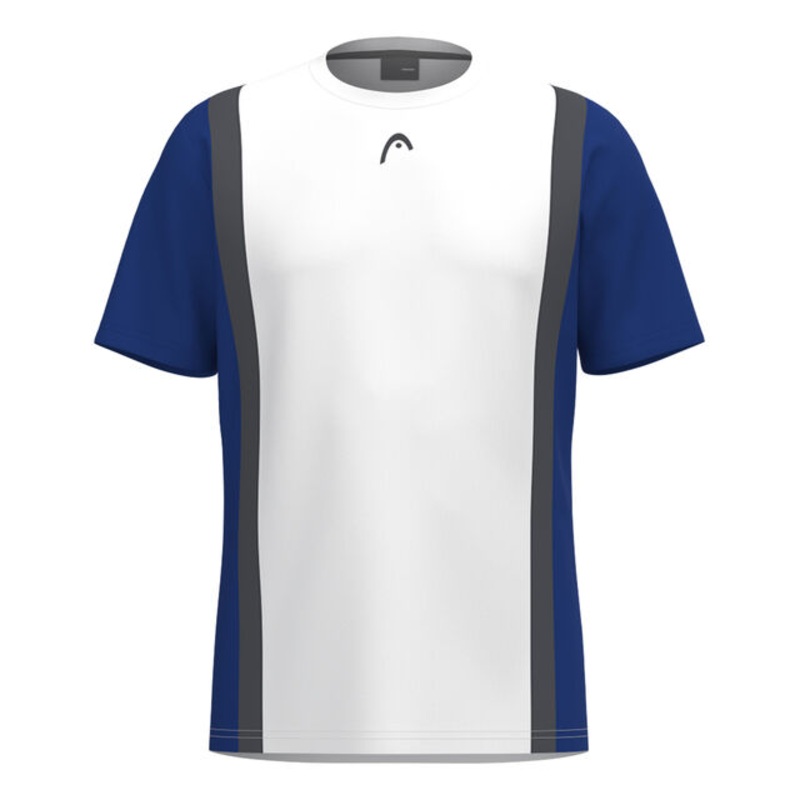 Club 25 Tech T-Shirt Men – White, Dark Blue