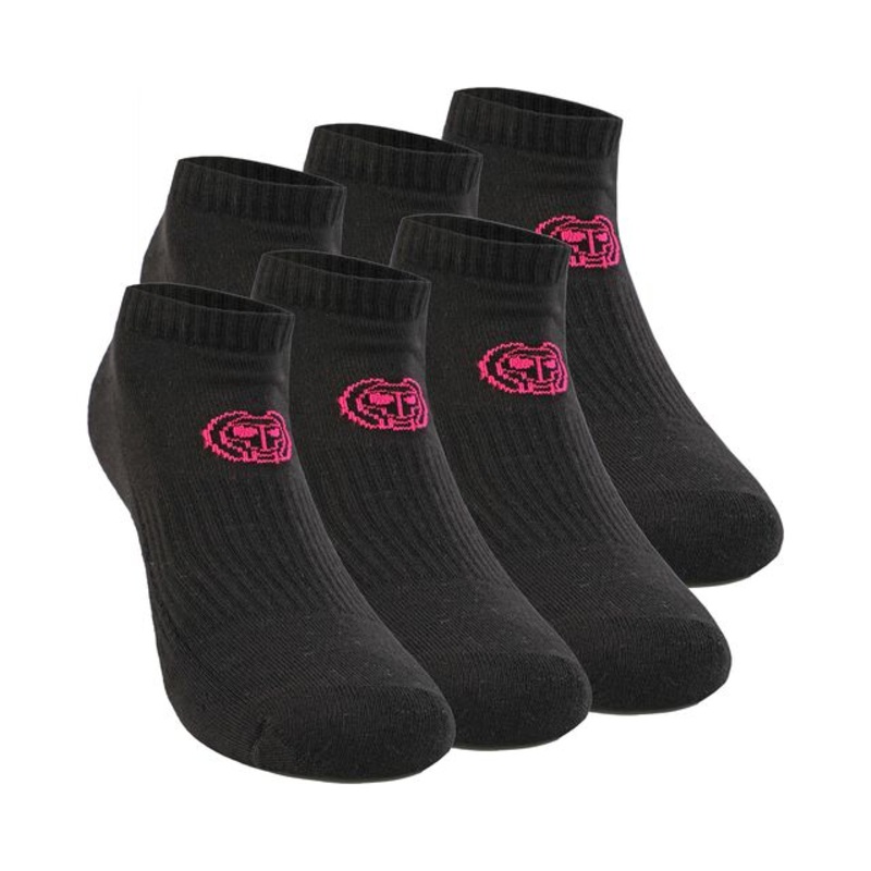 Leana No Show Tech Tennis Socks – Black