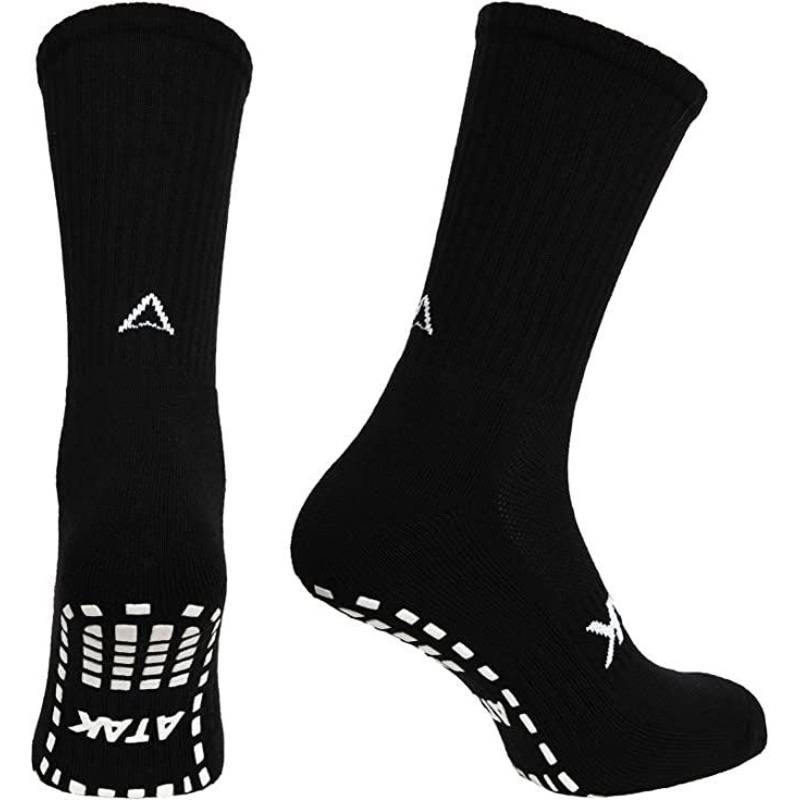 Atak Shox Mid-Leg Grip Socks-Black