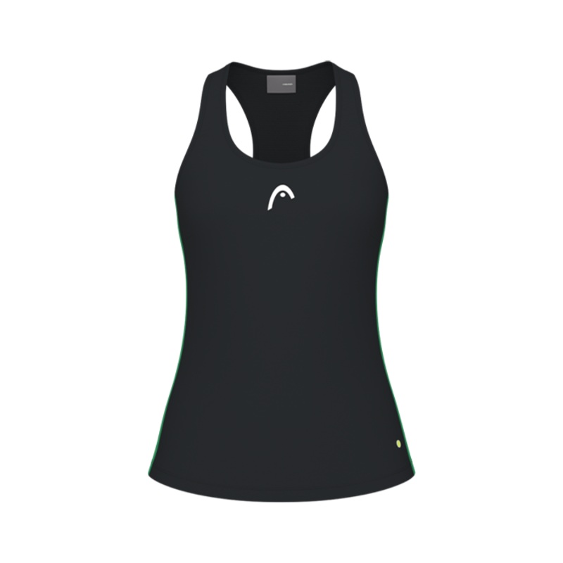 Camiseta de Tirantes HEAD Spirit Negro Mujer