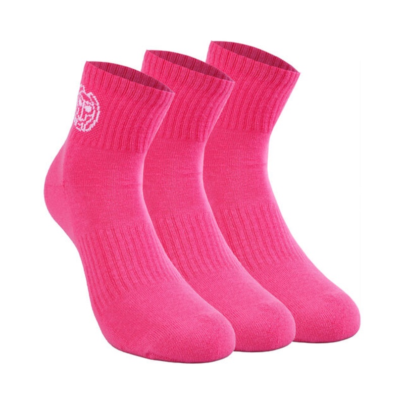 Anchor Ankle Move Tennis Socks 3 Pack – Pink