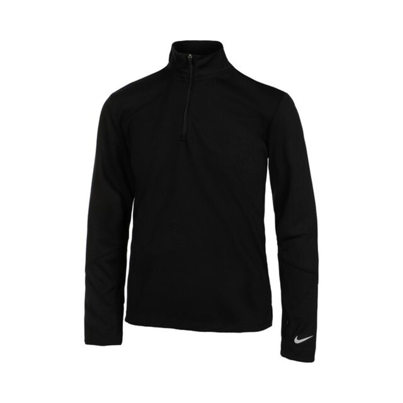Dri-Fit UV Half-Zip Essential Long Sleeve Boys – Black