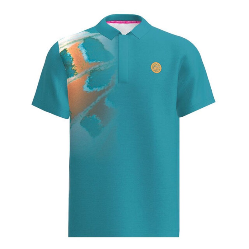 Melbourne 2025 Polo Men – Petrol, Orange