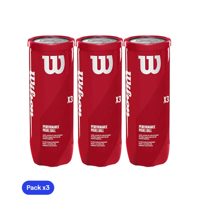 Pelotas Wilson Padel (Pack x3)
