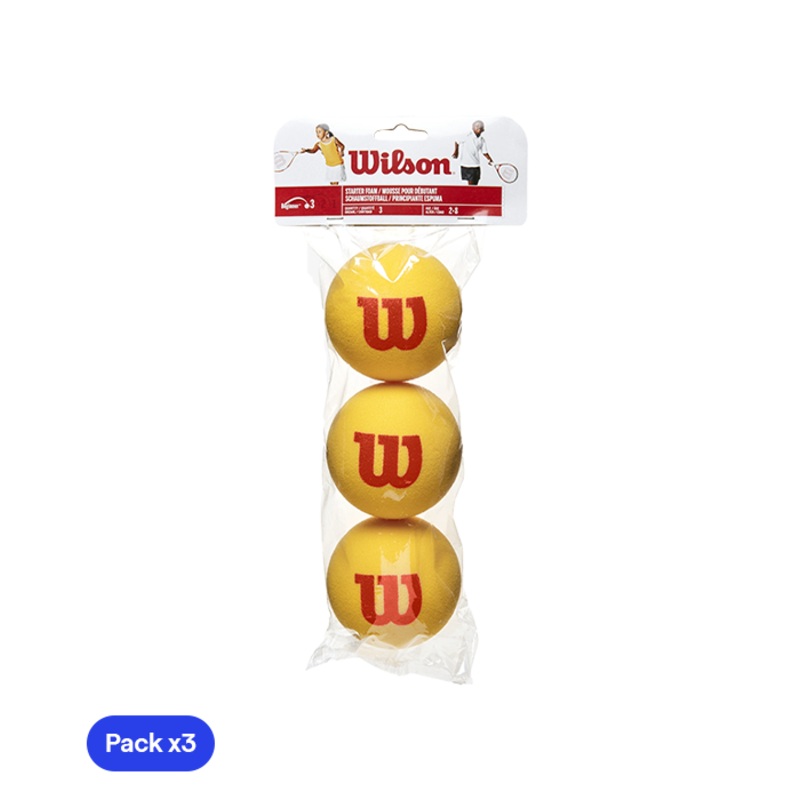 Pelotas Wilson Tour Foam Tenis (Pack x3)