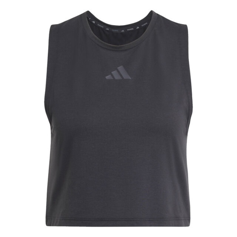Power 3 Stripes Boxy Tank Top Women – Black
