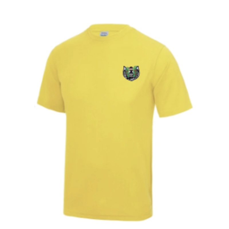 Ysgol Coed Y Gof Pe Tshirt|Yellow|3/4|5/6|7/8|9/11|12/13|S|M