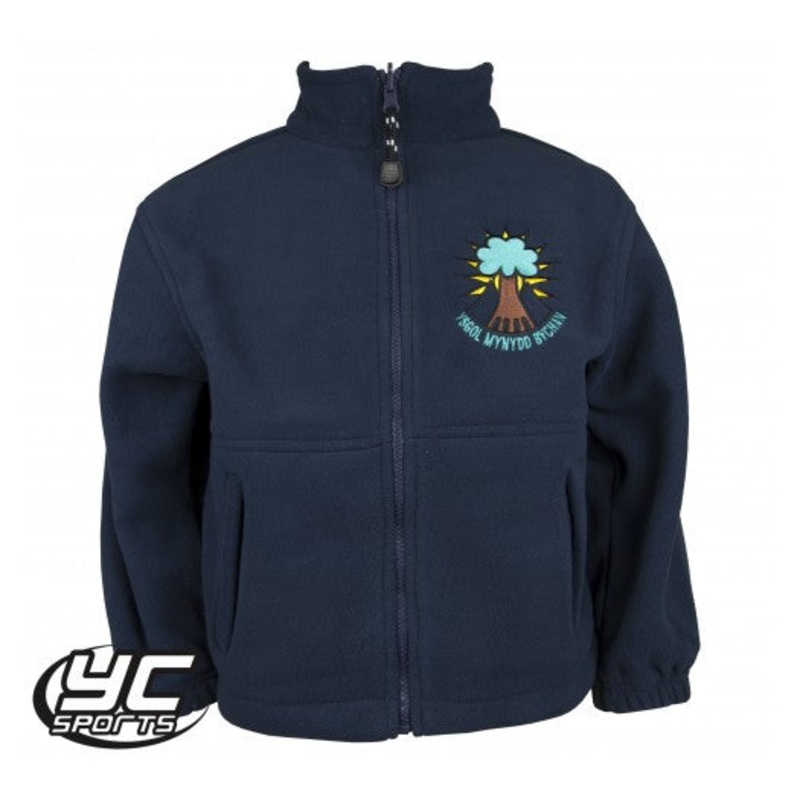 Ysgol Mynydd Bychan Fleece|3/4|5/6|7/8|9/10|11/12 XXS|13 XS|S|M|L|NAVY
