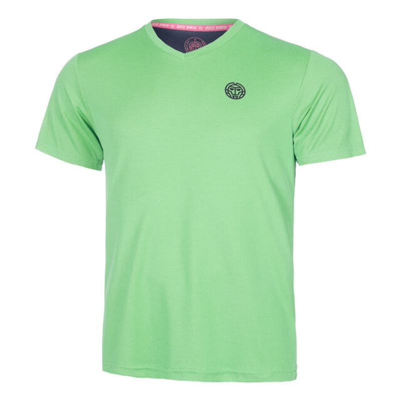 Crew Inside Out V-Neck T-Shirt Men – Neon Green, Dark Blue