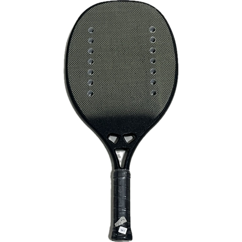 3K Carbon Fiber Glossy Light Weight Beach Tennis Racket Is Suitable for Beginners.