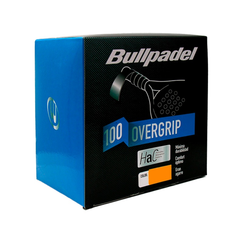 Tambor Overgrips Bullpadel HaC Naranja (x100)