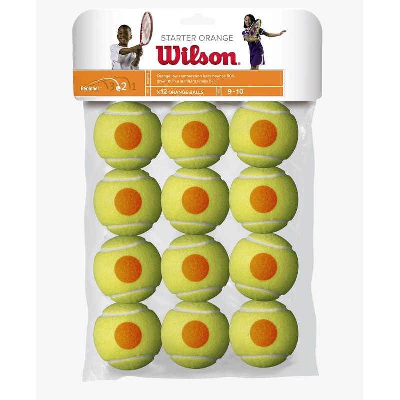 Wilson Starter Orange Ball|12 Pack|ORANGE