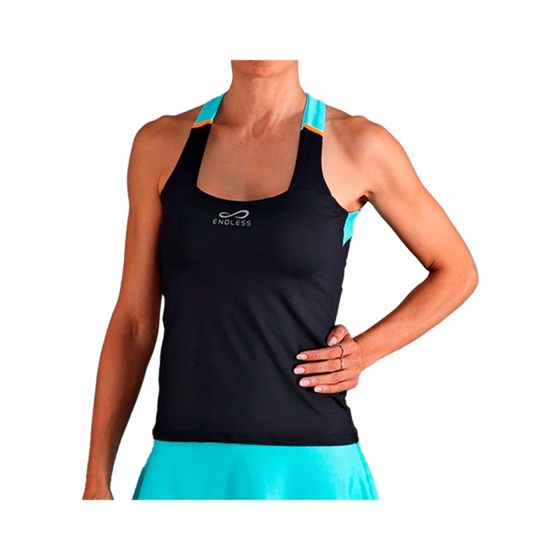 Camiseta Endless Cross Black Aqua 2025